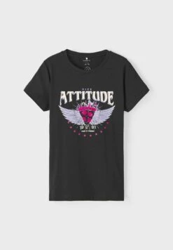 NAME IT Regular Fit - T-Shirt Print - Black -NAME IT Winkel 8c84754fdf4f4247996fea9eaff3a4e1