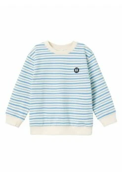 NAME IT Gestreiftes - Trui - Whitecap Gray
