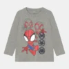 NAME IT Nmmovei Spidey Box Unisex - Longsleeve - Grey Melange