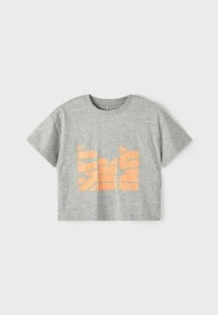 NAME IT Loose Fit - T-Shirt Print - Grey Melange -NAME IT Winkel 92b032c19ab24c7abc2d3f2fb57d0b8c