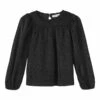 NAME IT Mit Langen Ärmeln Glitzer - Longsleeve - Black