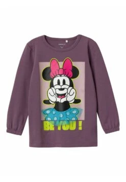 NAME IT Fjerina Minnie Top Wdi - Longsleeve - Arctic Dusk