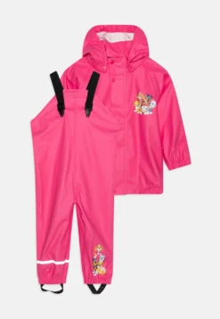 NAME IT Nmfjedry Pawpatrol Set- Regenbroek - Pink Flambé
