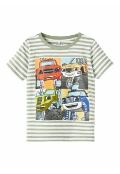 NAME IT Blaze Und Die Monster-Maschinen - T-Shirt Print - Dried Sage