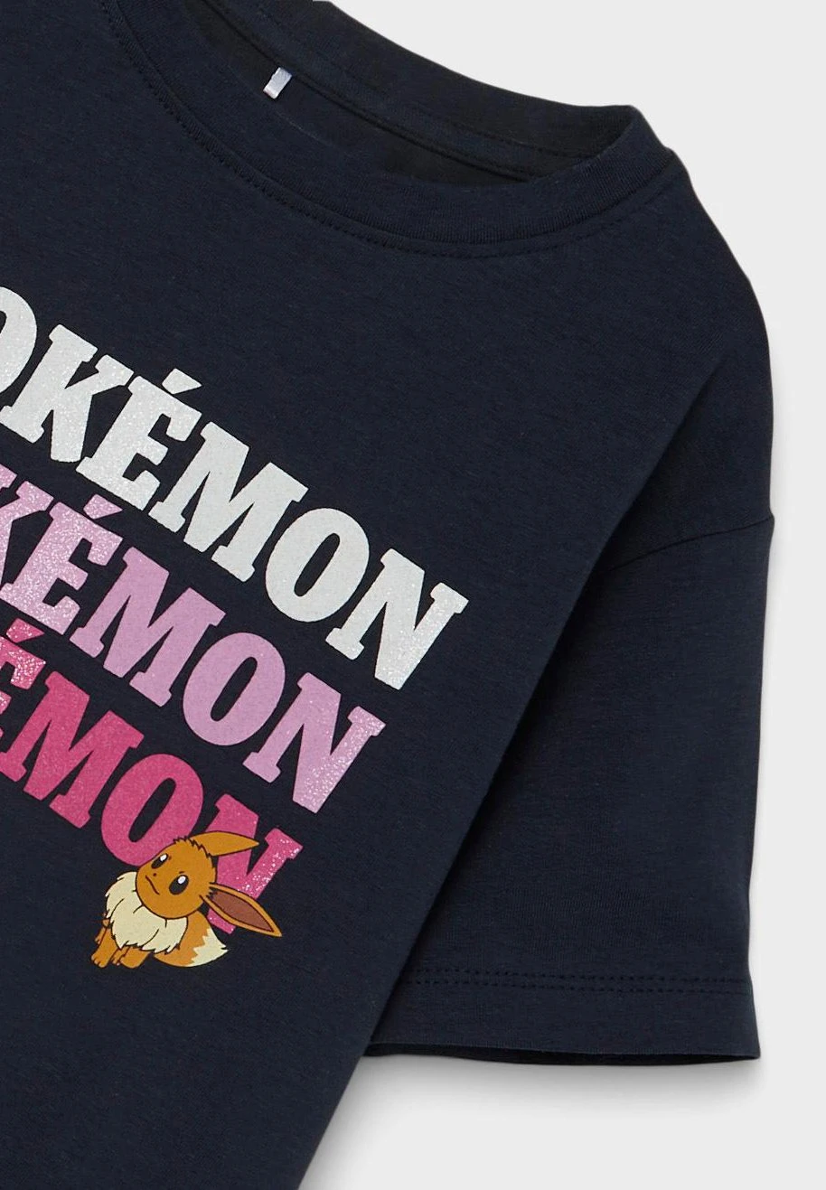 NAME IT Nkfnataly Pokemon Loose Fit - T-Shirt Print - Black 2 NAME IT Nkfnataly Pokemon Loose Fit - T-Shirt Print - Black - Afbeelding 2