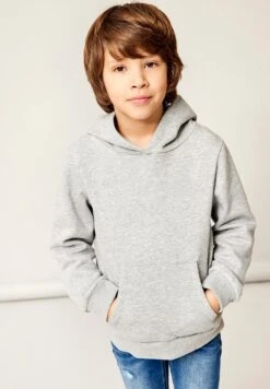 NAME IT Hoodie - Grey Melange