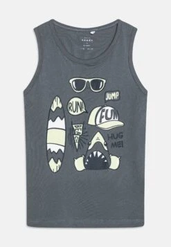 NAME IT Nmmvagno 2 Pack - Top - Lime Cream/Stormy Weather -NAME IT Winkel b01b372def8748e6b44ed342dbd40bba