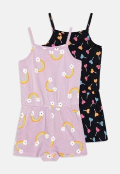 NAME IT Nmfvigga Strap Suit 2 Pack - Jumpsuit - Orchid Bloom/Dark Sapphire