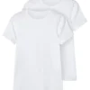NAME IT Nkmt Slim 2Pack - T-Shirt Basic - Bright White