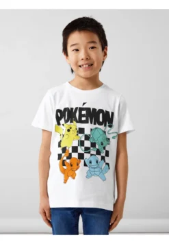 NAME IT Nkmjulin Pokemon - T-Shirt Print - Bright White