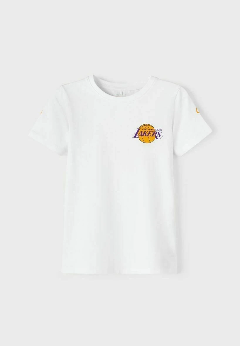 NAME IT Nba - T-Shirt Print - Bright White 3 NAME IT Nba - T-Shirt Print - Bright White - Afbeelding 3