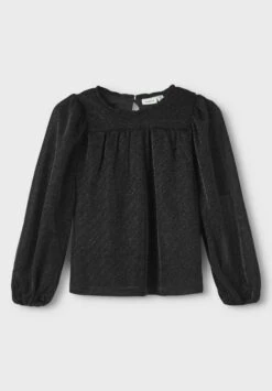 NAME IT Mit Langen Ärmeln Glitzer - Longsleeve - Black -NAME IT Winkel bdbb6813eab74e54b6f0017a7cc28722