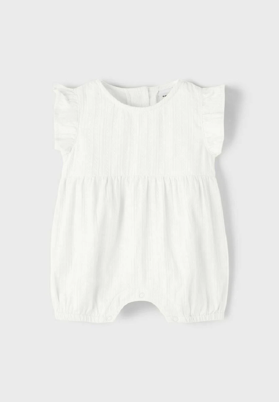 NAME IT Kurzarm - Jumpsuit - Bright White 3 NAME IT Kurzarm - Jumpsuit - Bright White - Afbeelding 3