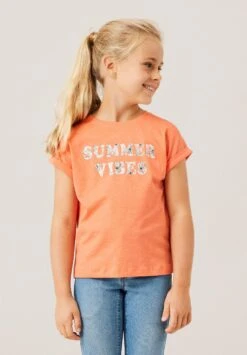 NAME IT Nkffamma - T-Shirt Print - Coral