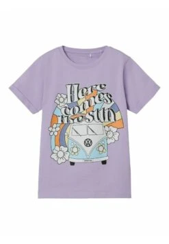 NAME IT T-Shirt Print - Orchid Bloom