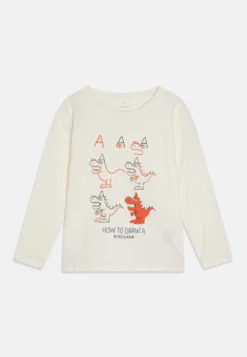 NAME IT Nmmteis Ls Box - Longsleeve - White Alyssum