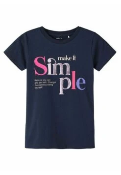 NAME IT Regular Fit - T-Shirt Print - Dark Sapphire