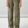NAME IT Straight Fit - Cargobroek - Deep Lichen Green