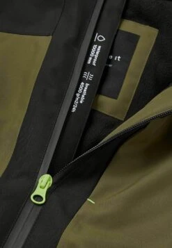 NAME IT Colorblock - Outdoorjas - Olive Night -NAME IT Winkel cb264b513d4348f19781b07383cfa8c9