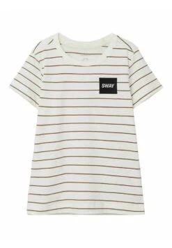 NAME IT Sway Gestreiftes - T-Shirt Print - Jet Stream