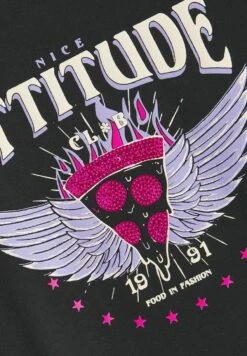 NAME IT Regular Fit - T-Shirt Print - Black -NAME IT Winkel d240dcaaeecb4f1e993fdabdcce79438