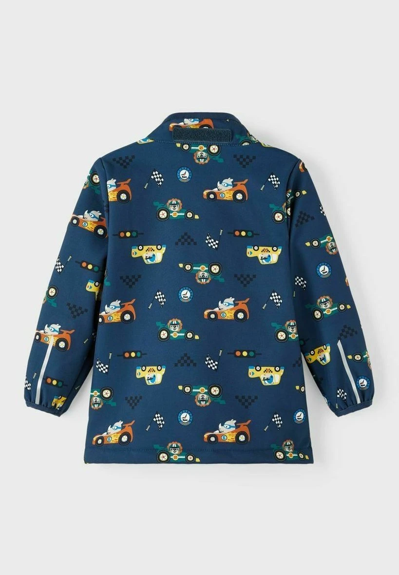 NAME IT Malta - Softshelljas - Insignia Blue 6 NAME IT Malta - Softshelljas - Insignia Blue - Afbeelding 6