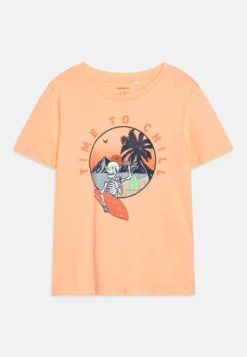 NAME IT Nkmficolaj Box - T-Shirt Print - Peach Nectar