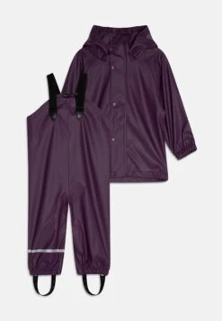 NAME IT Nkndry Rain Suspenders Unisex Set - Regenbroek - Hortensia