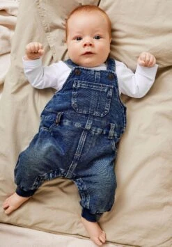 NAME IT Nbmbundo Dnmtruebos- Tuinbroek - Blue Denim