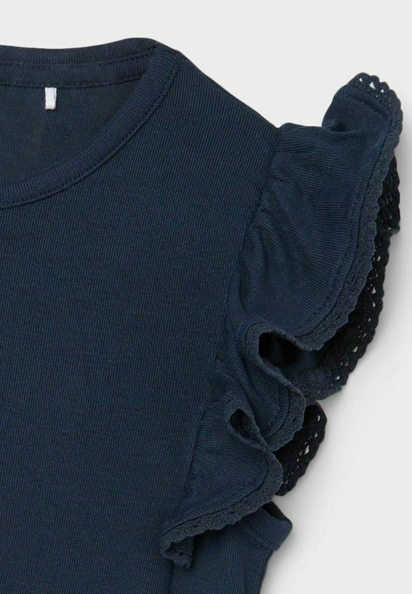 NAME IT Regular Fit - T-Shirt Basic - Dark Sapphire 3 NAME IT Regular Fit - T-Shirt Basic - Dark Sapphire - Afbeelding 3