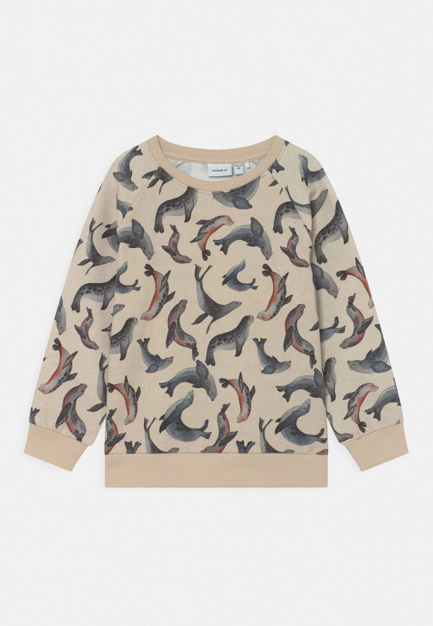 NAME IT Nmmshawn Unisex - Sweater - Peyote Melange 1 NAME IT Nmmshawn Unisex - Sweater - Peyote Melange