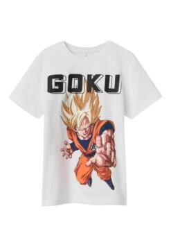 NAME IT Nkmjavis Dragonball - T-Shirt Print - Bright White