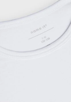 NAME IT Nkmt Slim 2Pack - T-Shirt Basic - Bright White -NAME IT Winkel e590cf258a344eed9073867e82d7efef