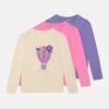 NAME IT Nmflara 3 Pack - Longsleeve - Aster Purple/Whitecap Grey/Wild Orchid