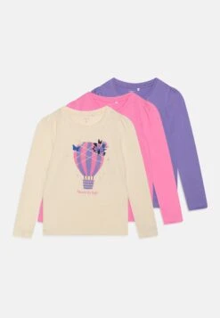 NAME IT Nmflara 3 Pack - Longsleeve - Aster Purple/Whitecap Grey/Wild Orchid