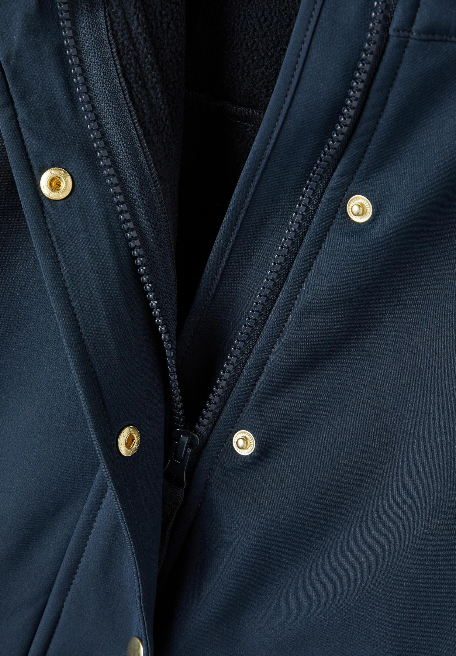 NAME IT Nkfalfa Button Long - Softshelljas - Dark Blue 3 NAME IT Nkfalfa Button Long - Softshelljas - Dark Blue - Afbeelding 3