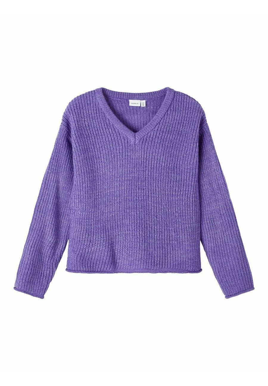 NAME IT V-Ausschnitt - Trui - Purple Corallites 1 NAME IT V-Ausschnitt - Trui - Purple Corallites