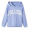 NAME IT Nkfruna Ls Boxy Sweat Bru Camp - Hoodie - Jacaranda