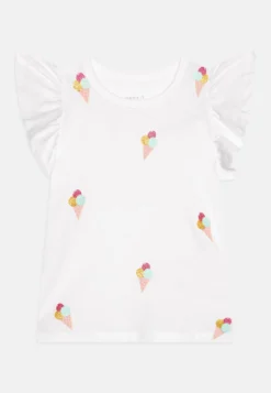 NAME IT Nmfjoan Cap Box - T-Shirt Print - Bright White