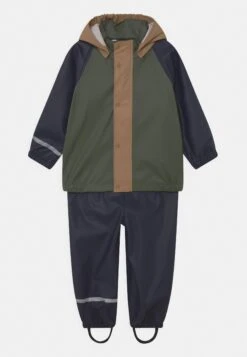 NAME IT Dry Color Block Rainwear - Regenjas - Dark Sapphire