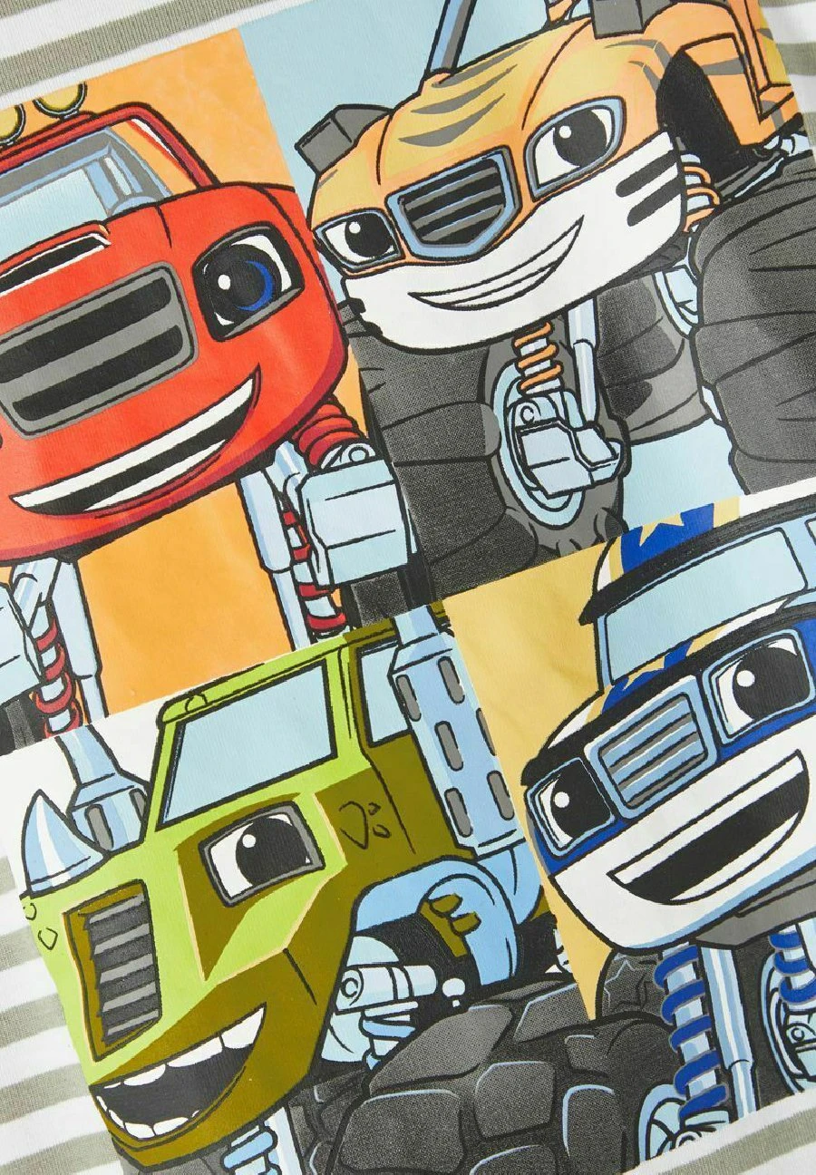 NAME IT Blaze Und Die Monster-Maschinen - T-Shirt Print - Dried Sage 4 NAME IT Blaze Und Die Monster-Maschinen - T-Shirt Print - Dried Sage - Afbeelding 4