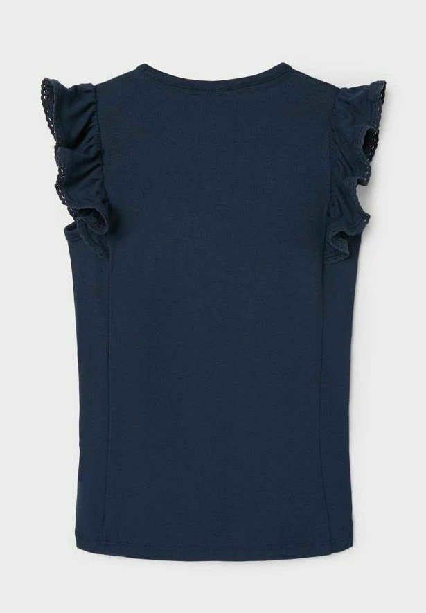 NAME IT Regular Fit - T-Shirt Basic - Dark Sapphire 2 NAME IT Regular Fit - T-Shirt Basic - Dark Sapphire - Afbeelding 2