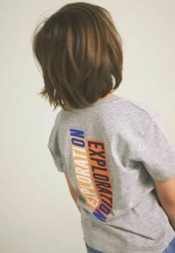 NAME IT T-Shirt Print - Grey Melange