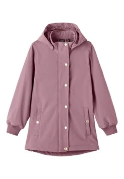 NAME IT Buttons Long - Parka - Pink